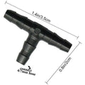 Bloomerang Barbed Tee Fitting, 3/16" | Pack of 10 Bloomerang
