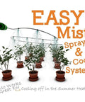 Bloomerang Easy Mist Spray & Cool Garden Faucet Auto Water System Bloomerang