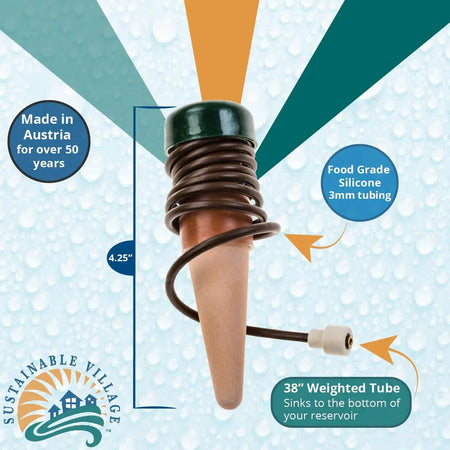 Blumat Classics Junior Automatic Watering Stakes | Pack of 3 Blumat