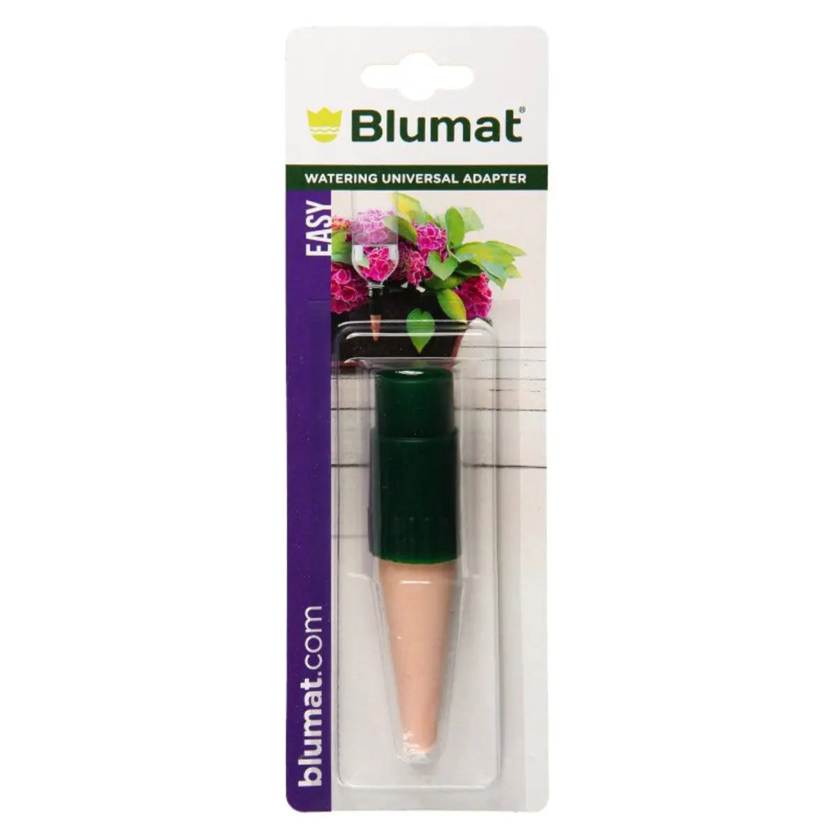 Blumat Easy Bottle Adapter Plant Watering Stake, Single Unit Blumat