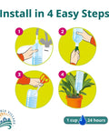 Blumat Easy Bottle Adapter Plant Watering Stake, Single Unit Blumat