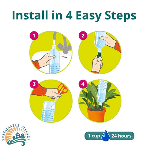 Blumat Easy Bottle Adapter Plant Watering Stake, Single Unit Blumat