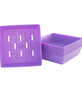 Bootstrap Farmer 5X5 Shallow Microgreen Trays, With Holes | Assorted Colors