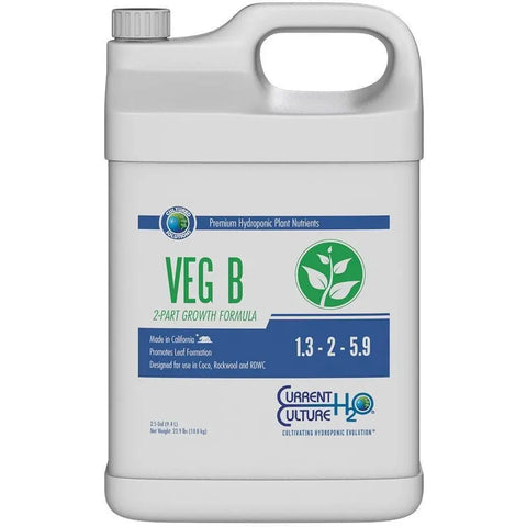 Cultured Solutions Veg B, 2.5 gal Cultured Solutions