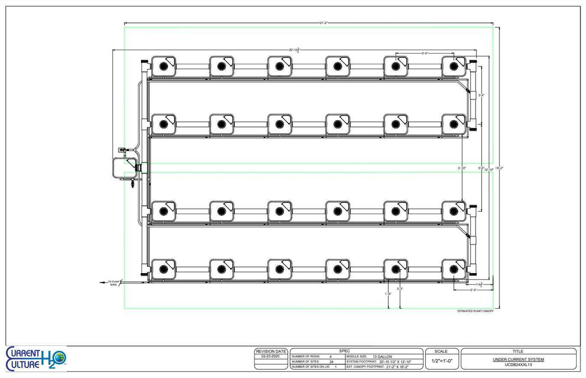 Current Culture® Under Current® Double Barrel XXL13 | 40" Spacing