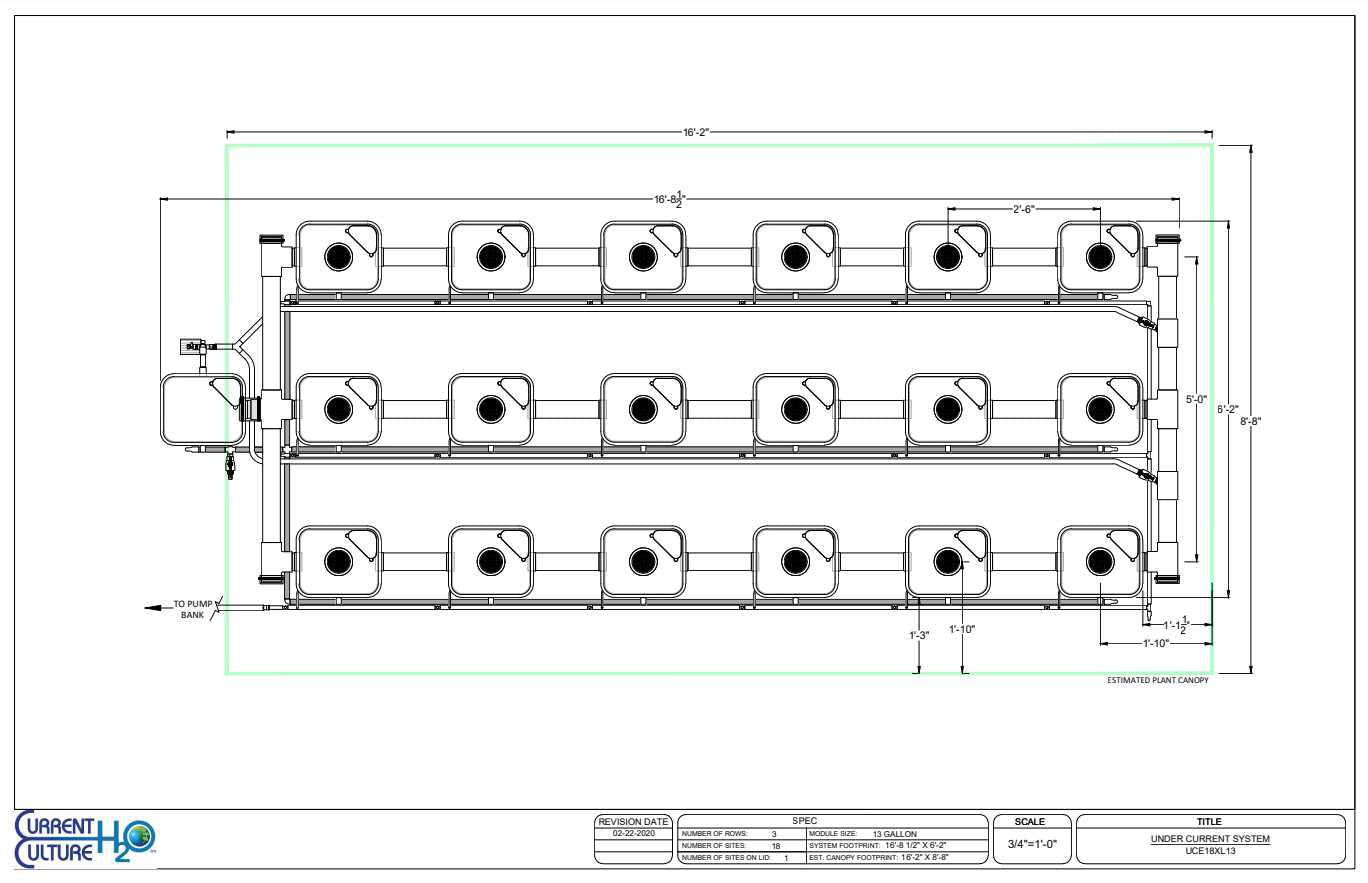 Current Culture® Under Current® Evolution XL13 | 30" Spacing