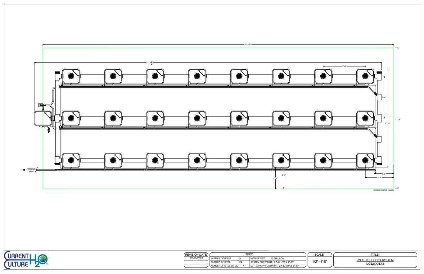 Current Culture® Under Current® Evolution XXL13 | 40" Spacing