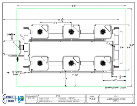 Current Culture® Under Current® XL13 | 30" Spacing