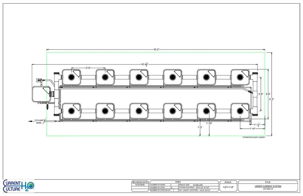 Current Culture® Under Current® XL13 | 30" Spacing