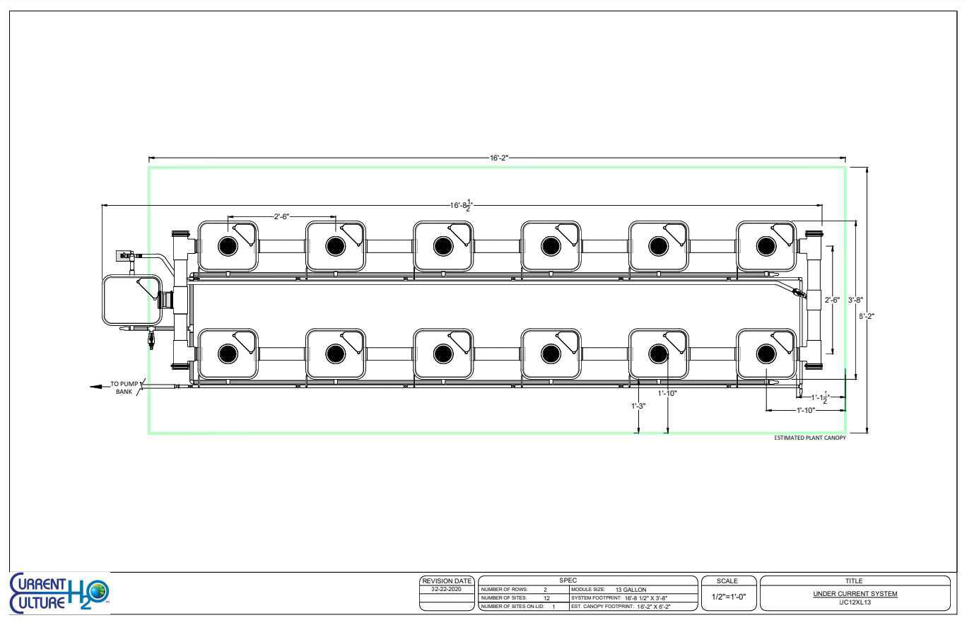 Current Culture® Under Current® XL13 | 30" Spacing