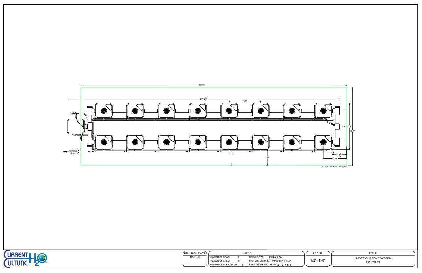 Current Culture® Under Current® XL13 | 30" Spacing