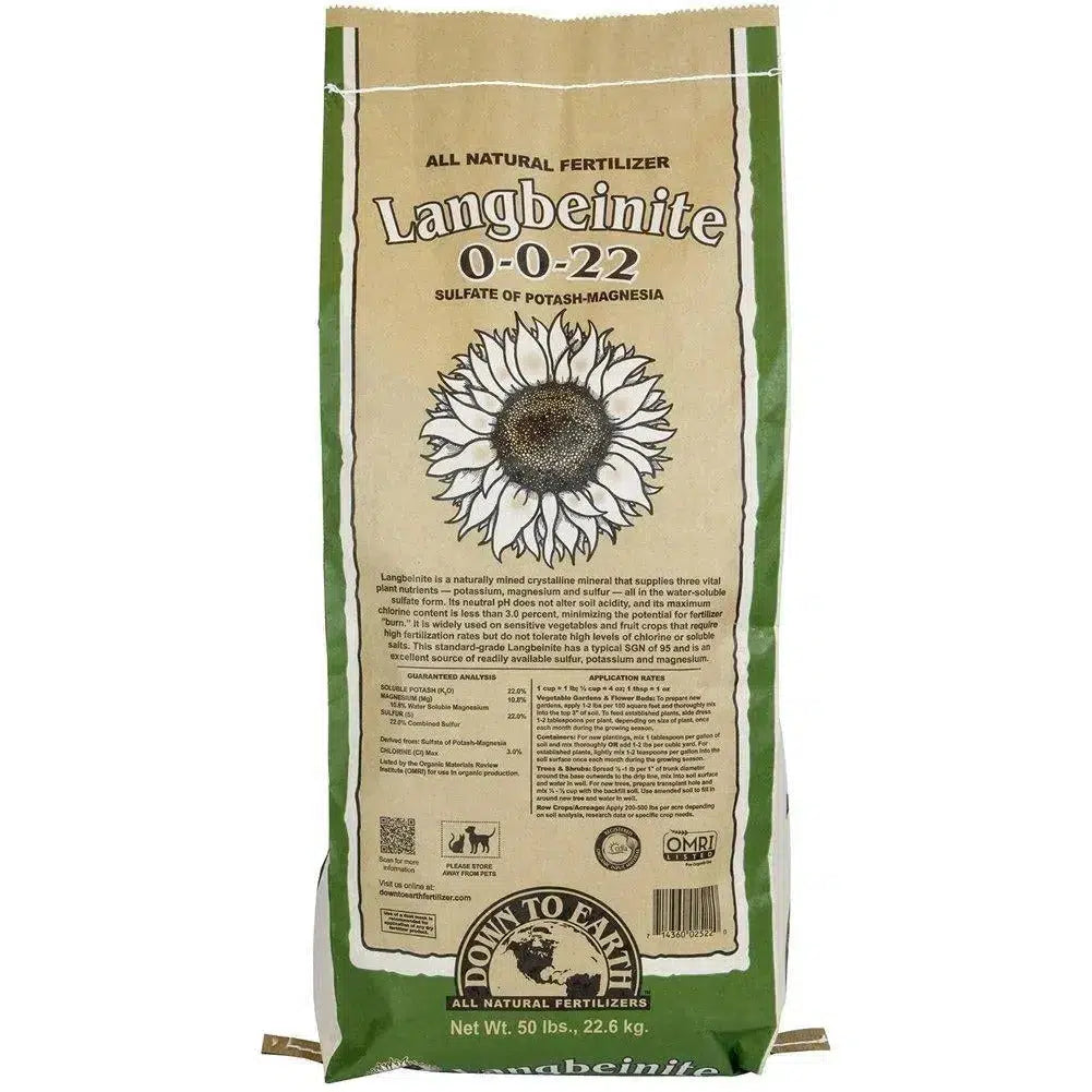 Down To Earth Langbeinite (Sul-Po-Mag) 0-0-22 - Thumbnail 3