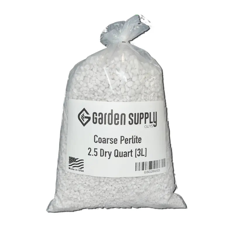 Expanded Horticultural Grade Coarse Perlite, 2.5 Dry Qt GardenSupplyGuys