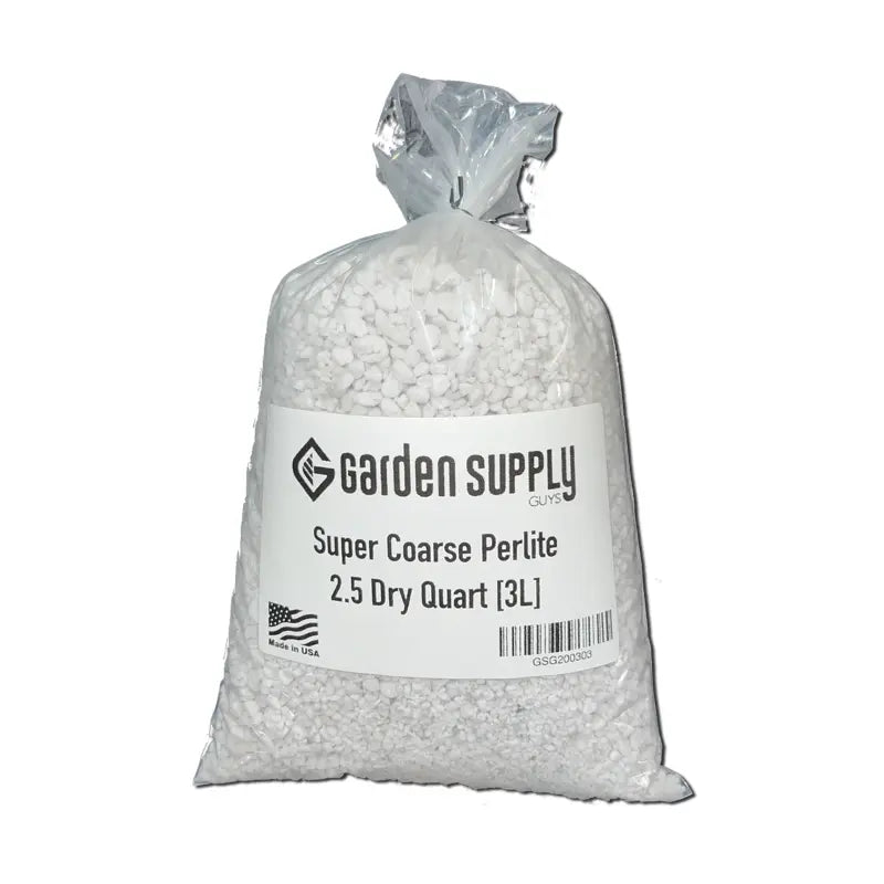 Expanded Horticultural Grade Super Coarse Perlite, 2.5 Dry Qt GardenSupplyGuys