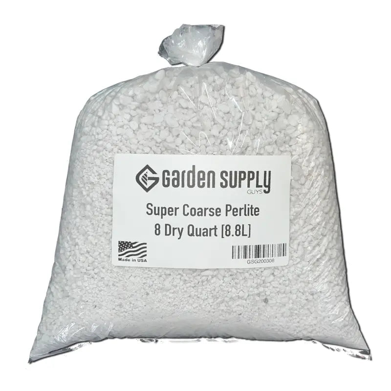 Expanded Horticultural Grade Super Coarse Perlite, 8 Dry Qt GardenSupplyGuys