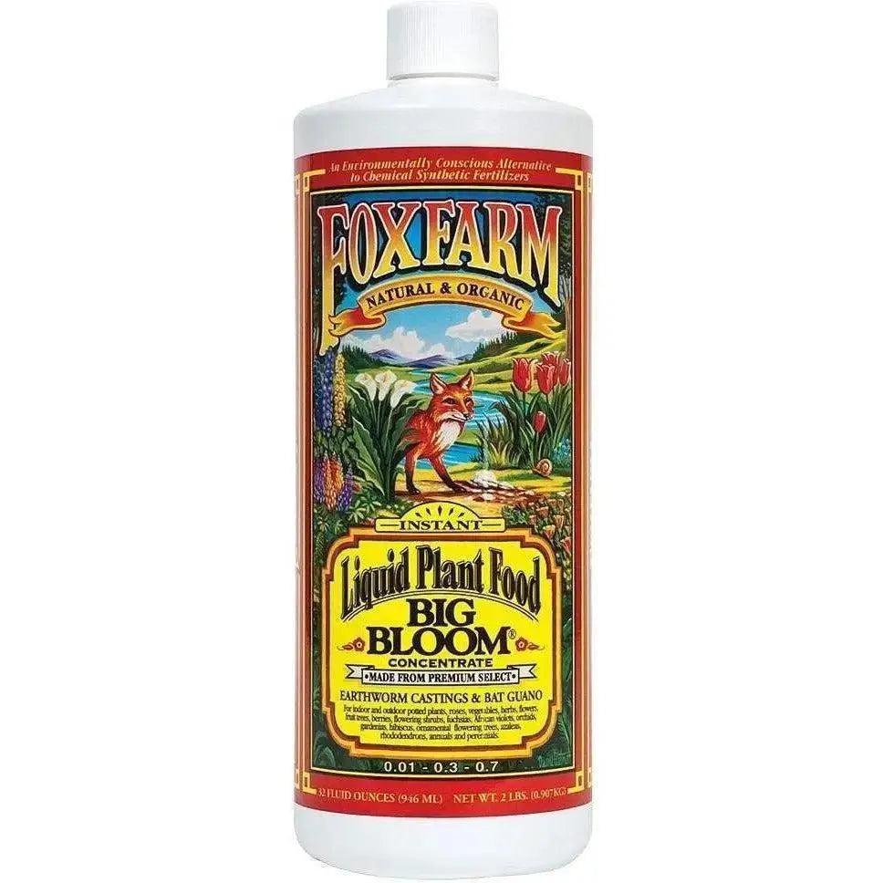 liquid fertilizer for vegetable plants FoxFarm Big Bloom Liquid Concentrate (1 QT)