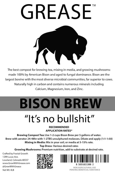 GREASE  Bison Brew (COMPOST TEA)