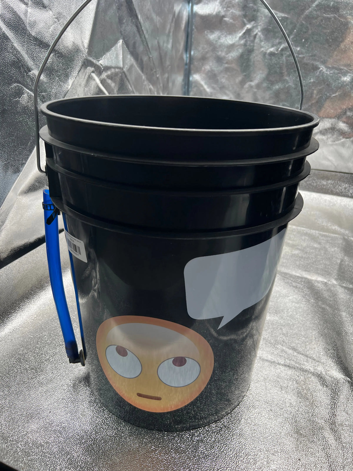 GROJI® Hydro Grow Bucket w/ Water Level Tube & Drain, 5 gallon