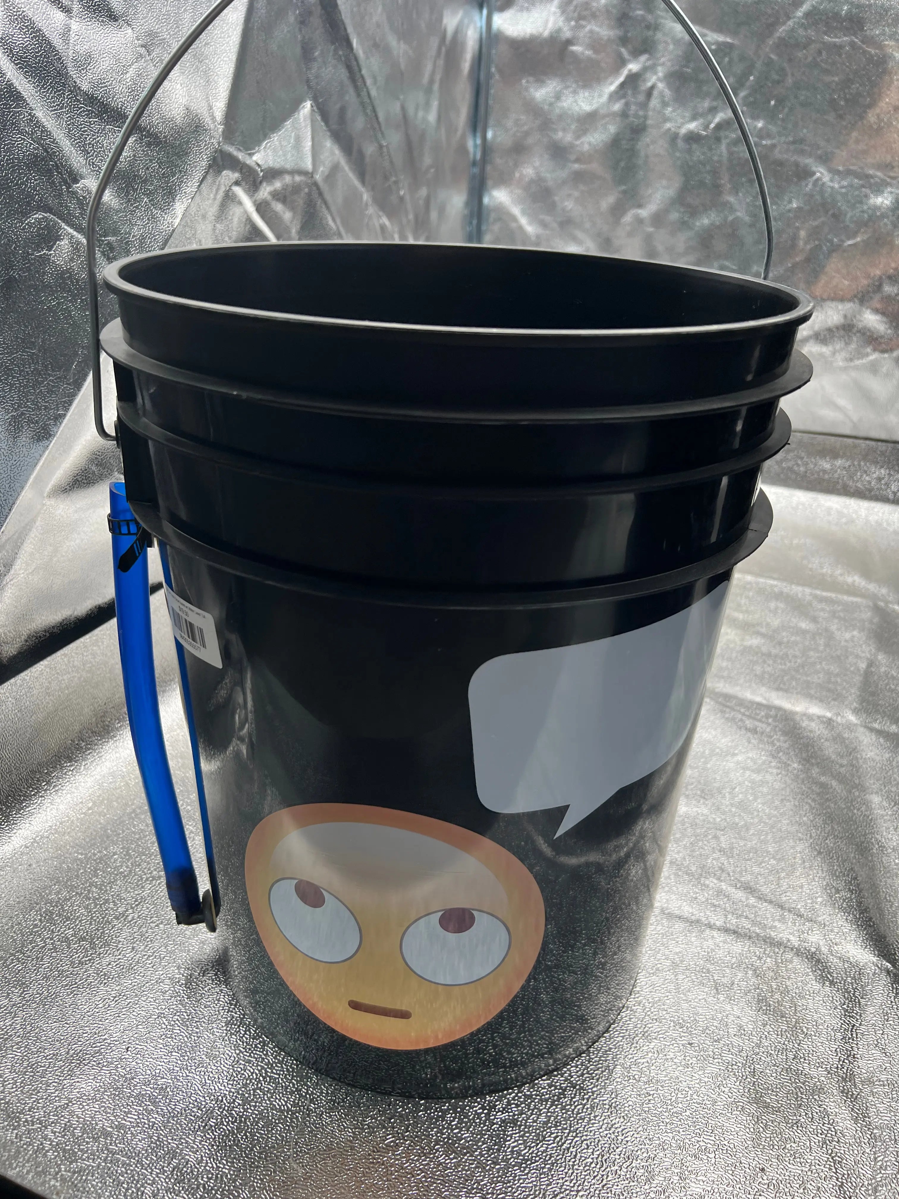 GROJI® Hydro Grow Bucket w/ Water Level Tube & Drain, 5 gallon