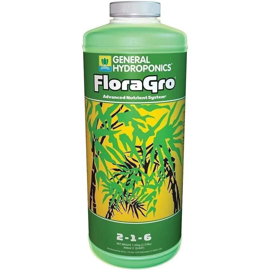 General Hydroponics® FloraGro®, qt General Hydroponics