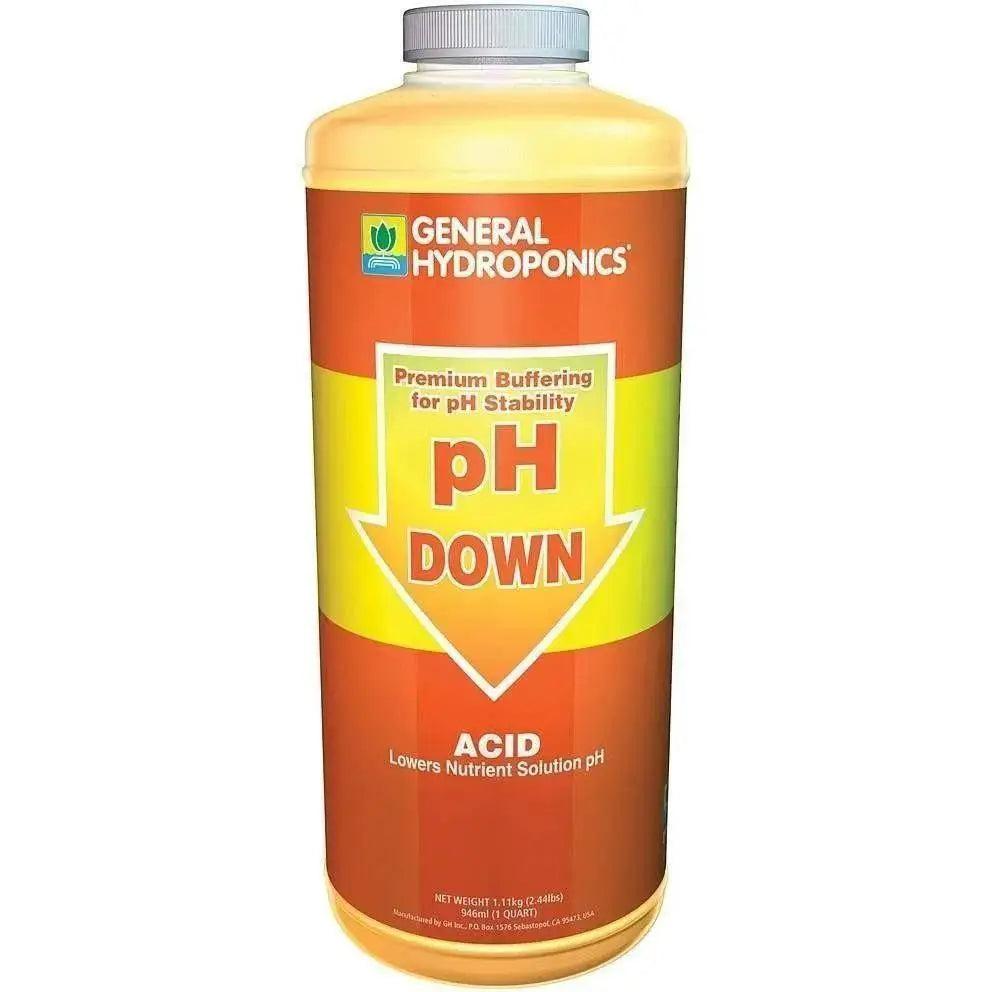 General Hydroponics pH Down Liquid Acid Premium Buffering - Thumbnail 3