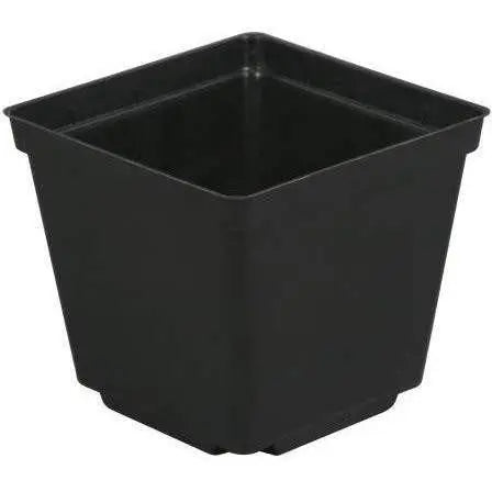 Gro Pro® Black Plastic Pot, 3.5" x 3.5" x 3" Gro Pro