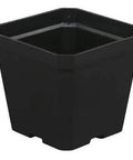 Gro Pro® Black Plastic Pot, 4" x 4" x 3.5" Gro Pro