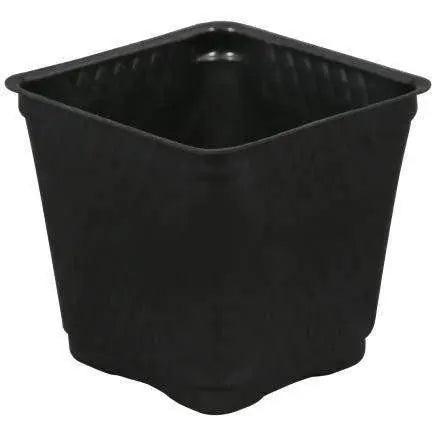 Gro Pro® Square Plastic Pot Black, 3.5" Gro Pro