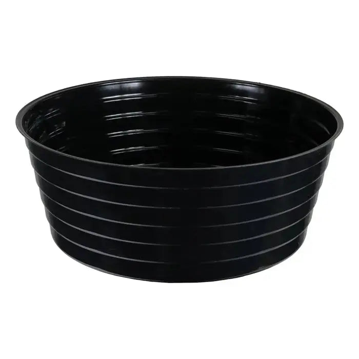 heavy duty black plastic plant pots Deep Pot Saucer 25"