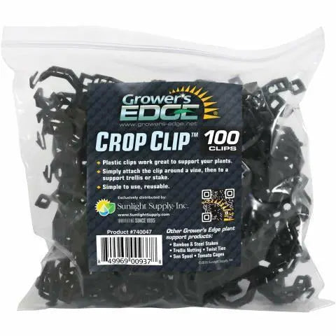 Grower's Edge® Crop Clip, Black | Pack of 100 Growers Edge