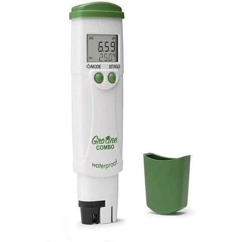 HANNA® GroLine Hydroponic Waterproof Pocket pH/EC/TDS/Temperature Tester Hanna Instruments
