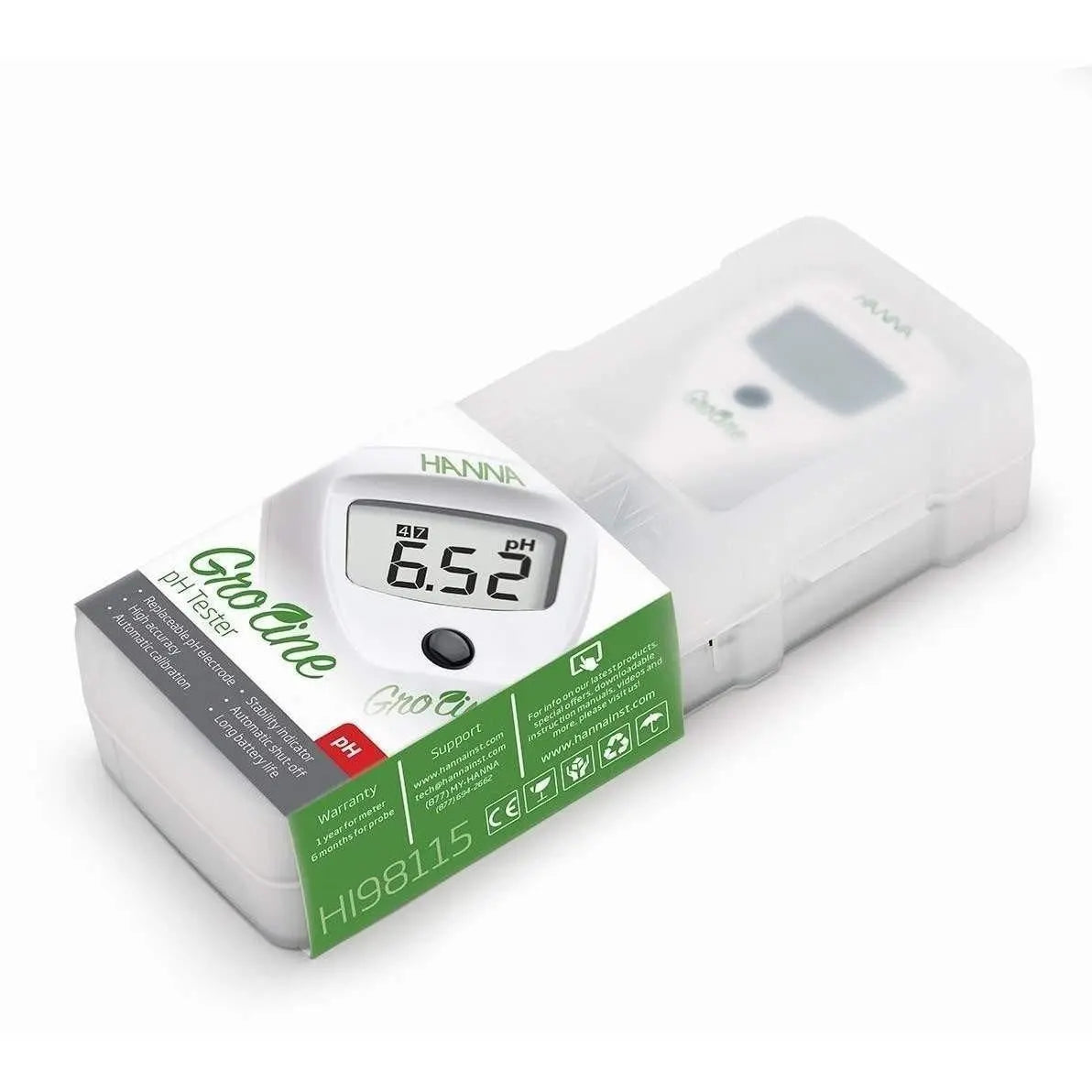 HANNA® GroLine Hydroponics pH Tester Hanna Instruments