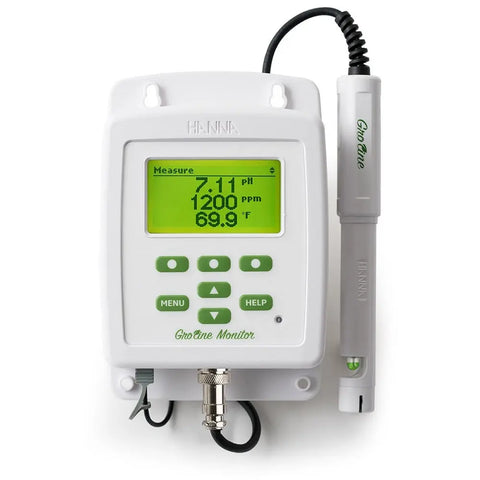 HANNA® GroLine Nutrient Monitor for pH, EC, TDS, Temperature Hanna Instruments