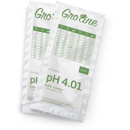 HANNA® GroLine pH 4.01 Calibration Buffer Sachets, 20 mL Hanna Instruments