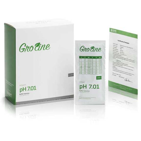 HANNA® GroLine pH 7.01 Calibration Buffer Sachets, 20 mL Hanna Instruments