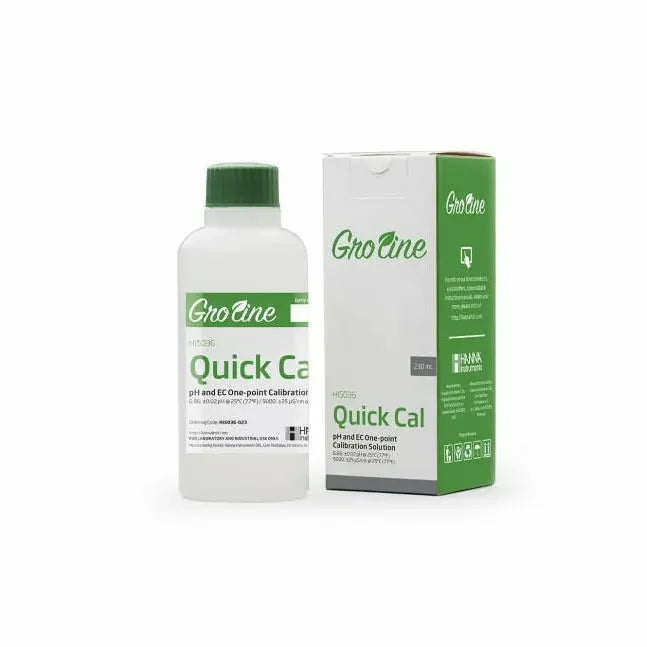 HANNA® Groline QuickCal Calibration Solution, 500 mL Hanna Instruments