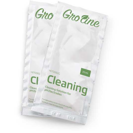 Hanna® GroLine Electrode Cleaning Solution, 20 mL Sachets Hanna Instruments