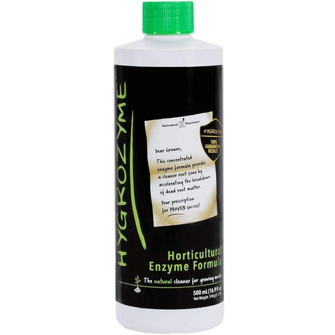 Hygrozyme Horticultural Enzymatic Formula, 500 mL Hygrozyme