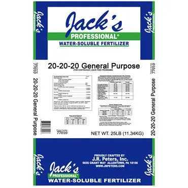 Jack's Professional® 20-20-20 General-Purpose Fertilizer, 25 lb Jack's Classic