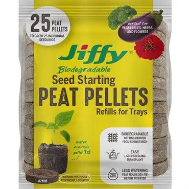 Jiffy-7® Peat Pellet, 42 mm | Pack of 25 Jiffy