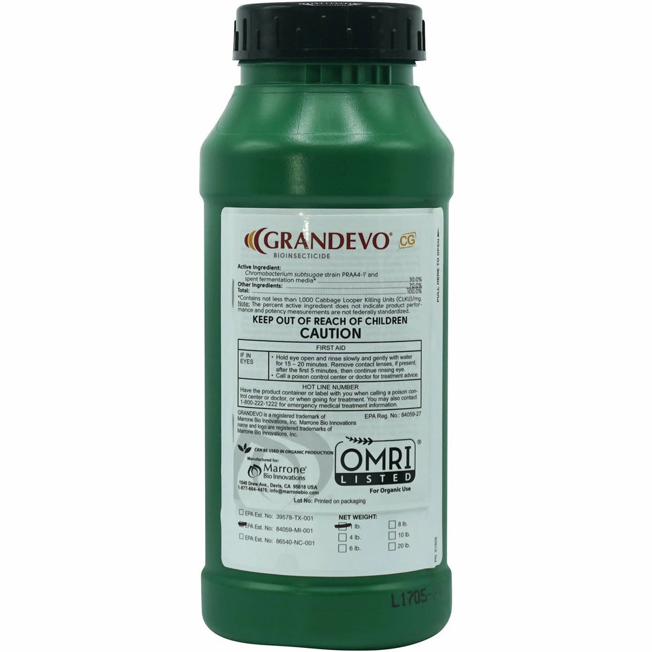 Marrone Bio Innovations Grandevo® CG Insecticide, 1 lb Marrone Bio Innovations