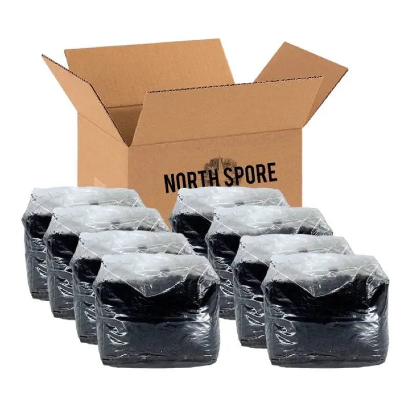NORTH SPORE Boomr Bag Sterile Manure-Based Mushroom Substrate | 8-Pack NORTH SPORE