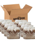 NORTH SPORE Wood Lovr Sterile Hardwood Mushroom Substrate | 8-Pack NORTH SPORE