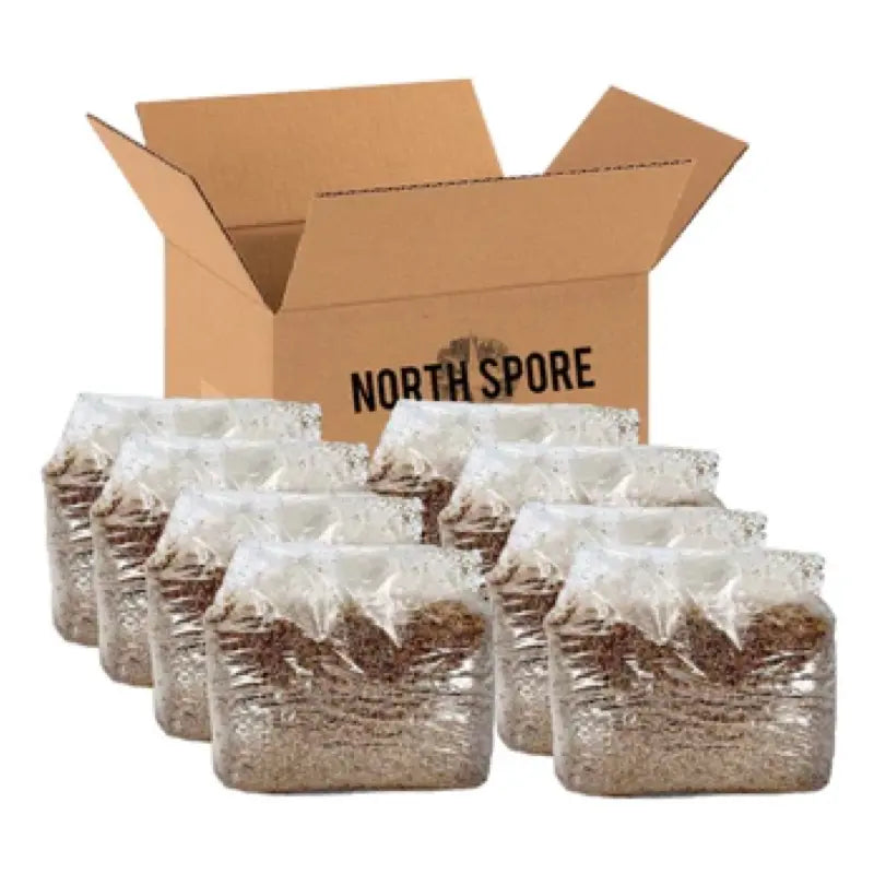 NORTH SPORE Wood Lovr Sterile Hardwood Mushroom Substrate | 8-Pack NORTH SPORE