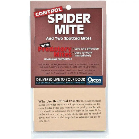 Orcon Predatory Mite Pre-Paid Certificate, 2,000 Adults Orcon