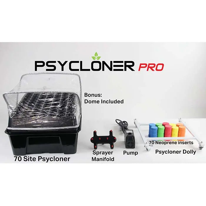 Psycloner PRO AEROPONIC Cloner Machine with Dome, 70 Site Psycloner