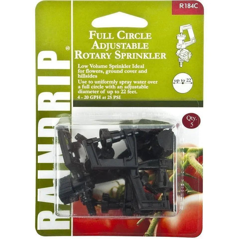 Raindrip® Full Circle Adjustable Rotary Sprinklers | Pack of 5 Raindrip