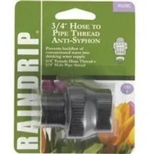 Raindrip® Hose to Pipe Thread Anti-Siphon, 3/4" Raindrip