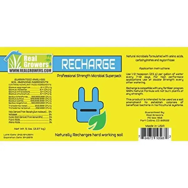 Real Growers Recharge Microbial Starter Stick, 0.176 oz Real Growers