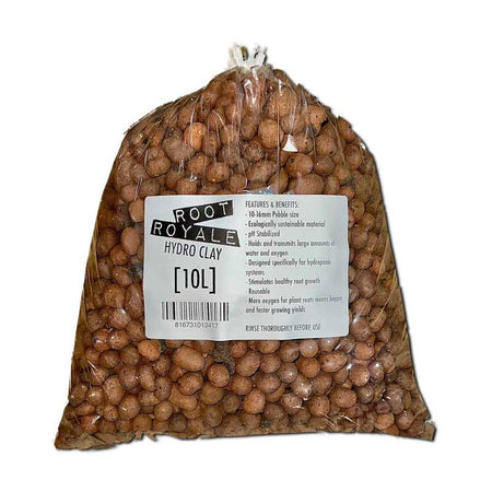 Root Royale Hydroponics Clay Pebbles, 10L